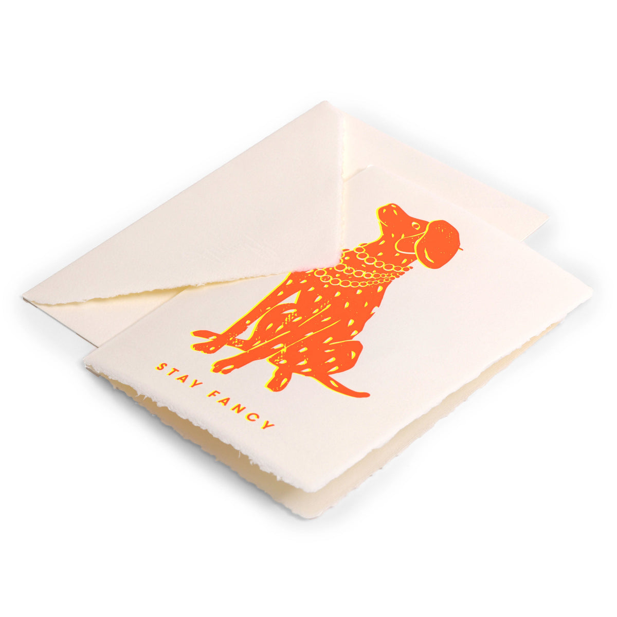 "Stay Fancy", Deckle-Edge