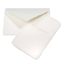 "Happy Birthday / Best wishes", Deckle-Edge