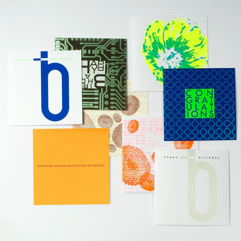 Greeting Card Box Happy Birthdays, Set of 8 Cards