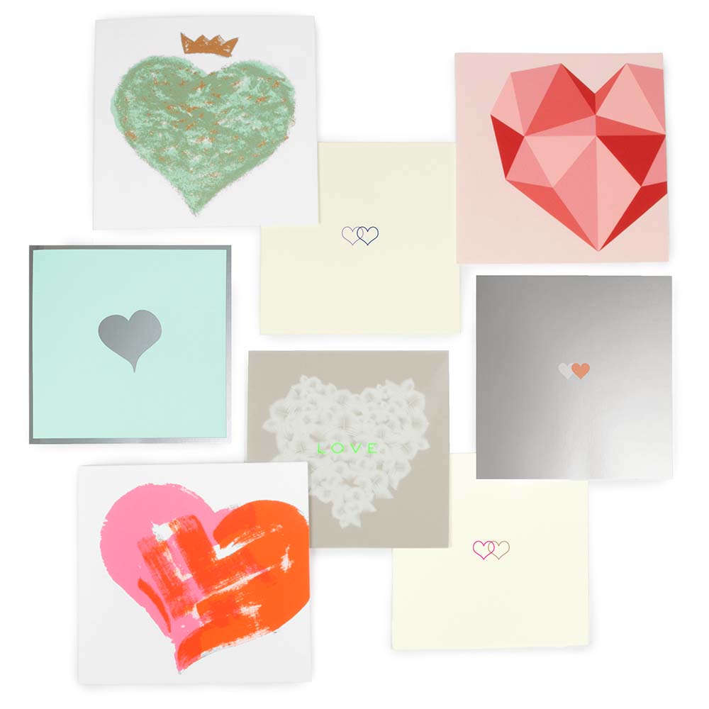 Greeting Card Box My Heart, Set of 8 Cards