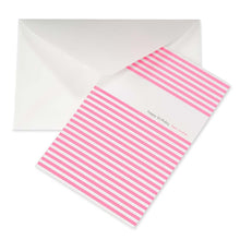Stripes "happy birthday..." Neon Pink