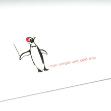 Christmas Penguin "nun singet und seid froh"