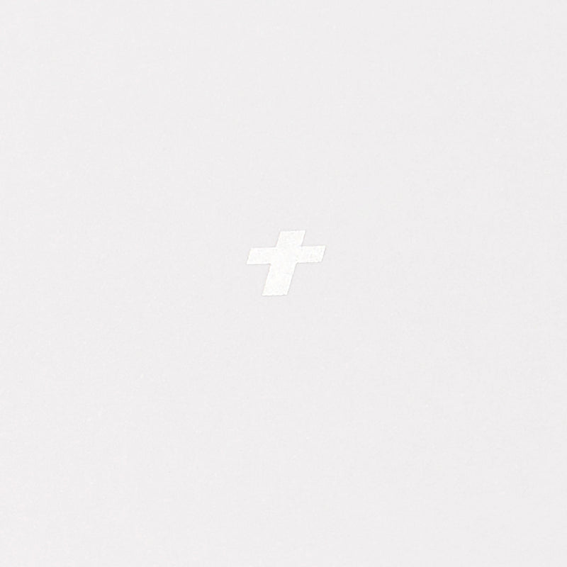 Condolence Card Cross Silver