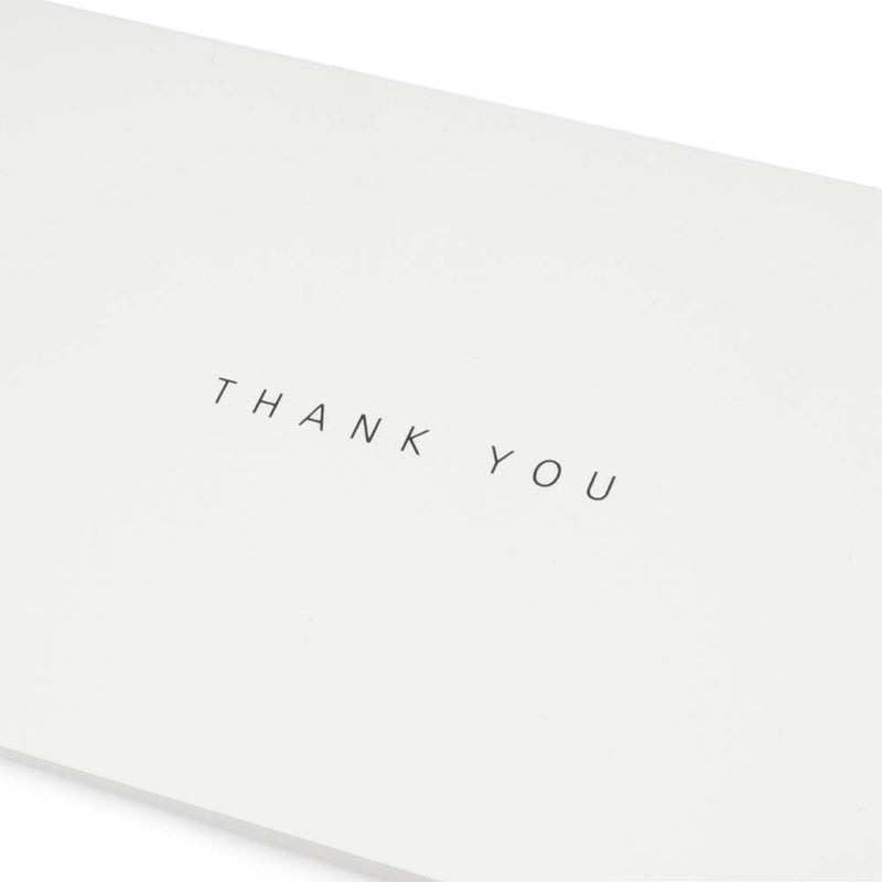 "Thank you" Invitation Set BlancBlanc Mini