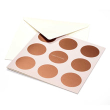 Dots "happy birthday" Copper/Pink