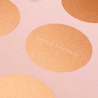 Dots "happy birthday" Copper/Pink