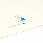 Stork "good news, baby!" Blue