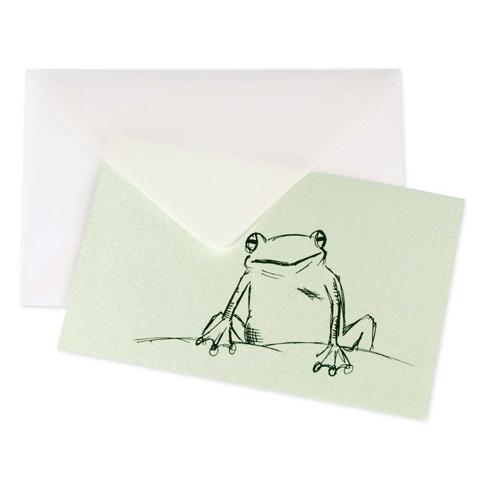 Frog Black, Mother-of-Pearl Green