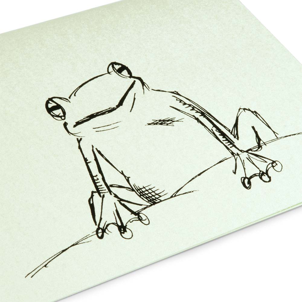 Frog Black, Mother-of-Pearl Green