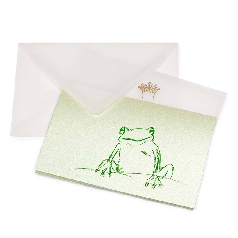 Frog Prince Green, Gold Crown