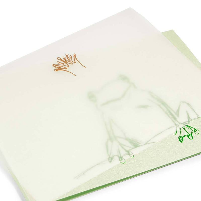 Frog Prince Green, Gold Crown