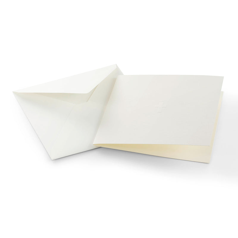 Cross Blind Embossed, 14.6 x 14.6 cm