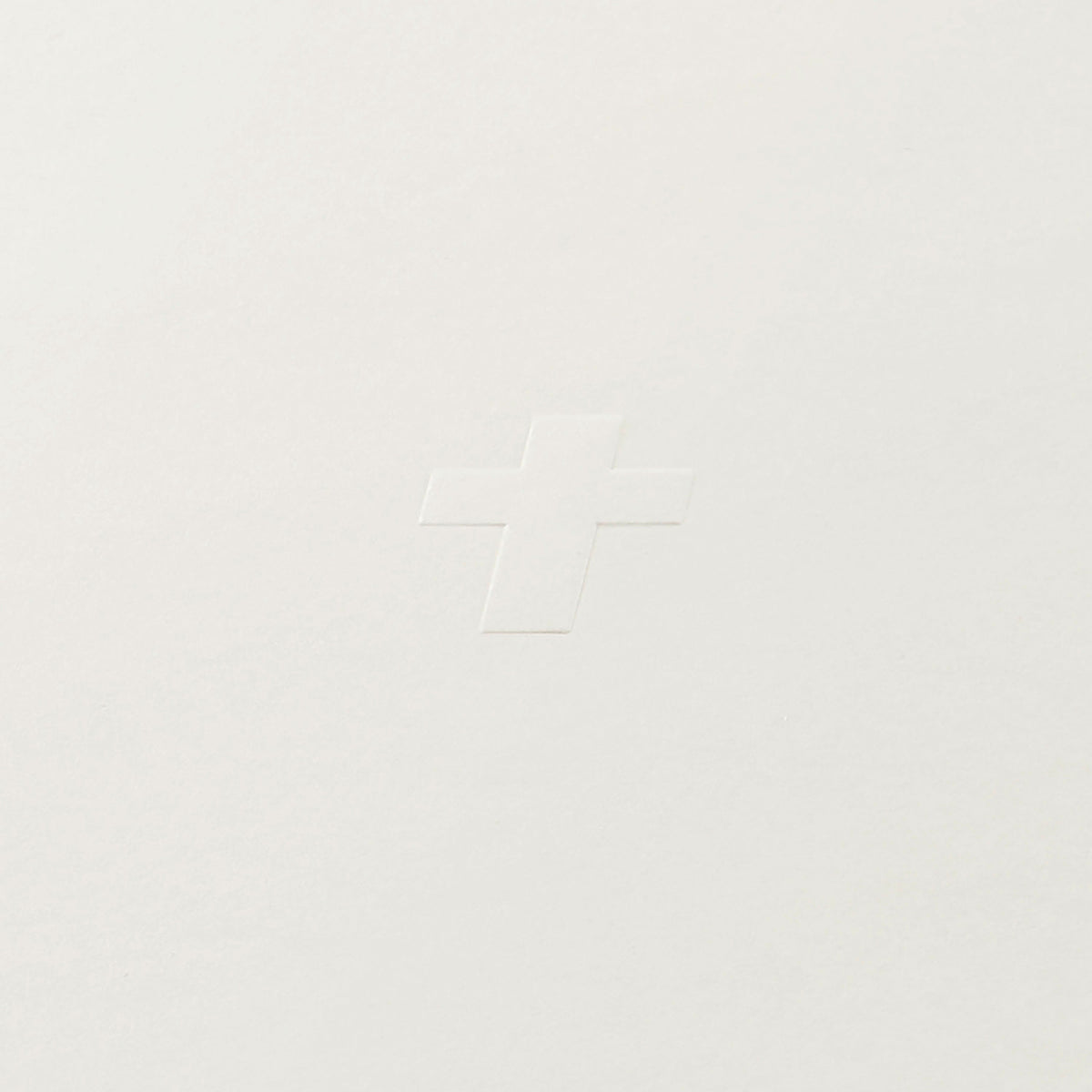 Cross Blind Embossed, 14.6 x 14.6 cm