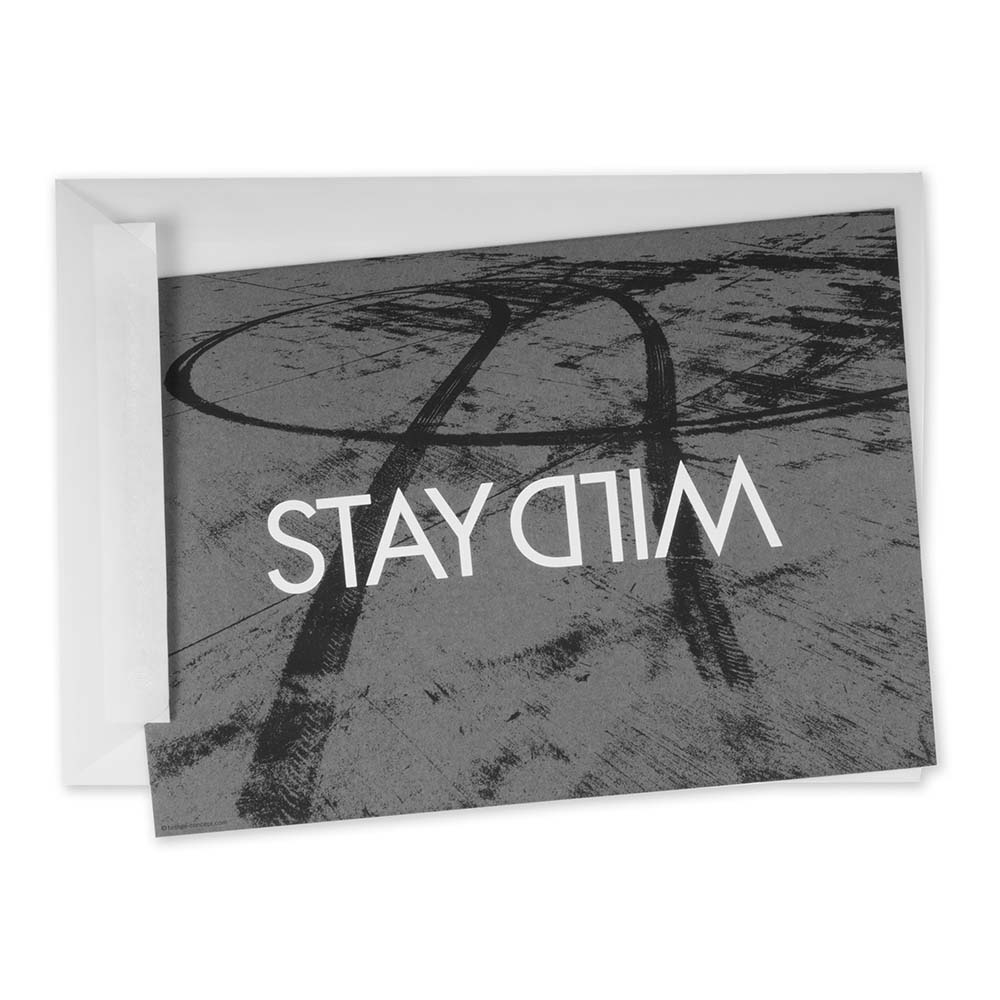 "Stay Wild" White