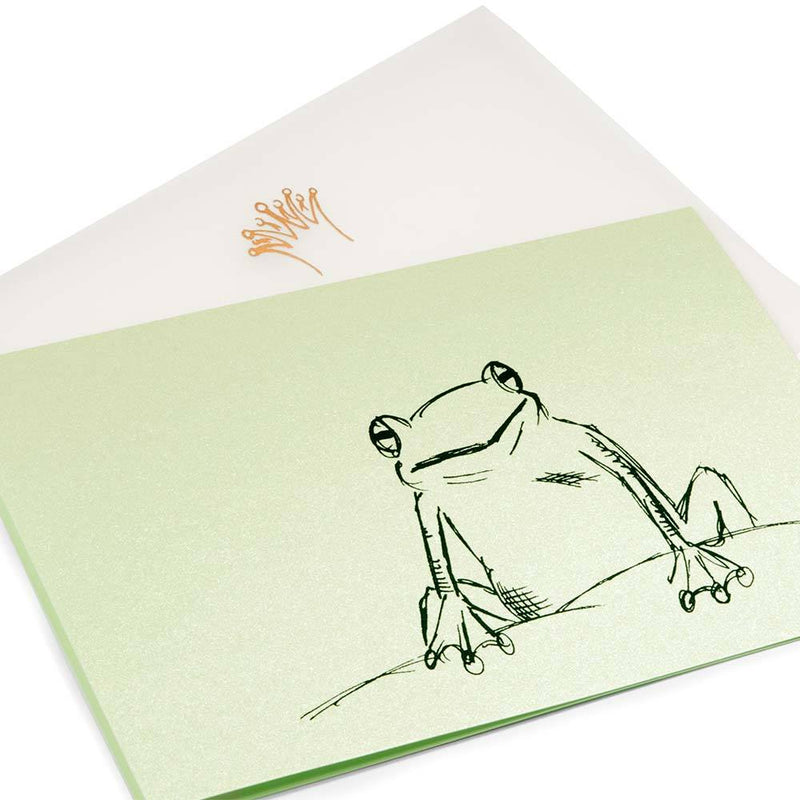 Frog Prince Black, Gold Crown