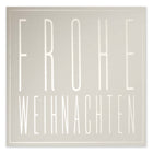 Typography "Frohe Weihnachten"