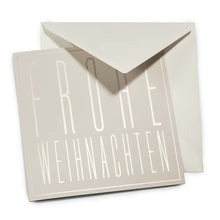 Typography "Frohe Weihnachten"