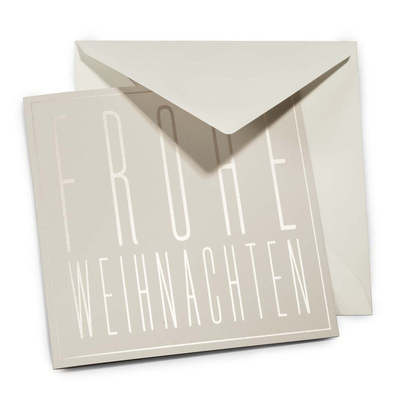 Typography "Frohe Weihnachten"