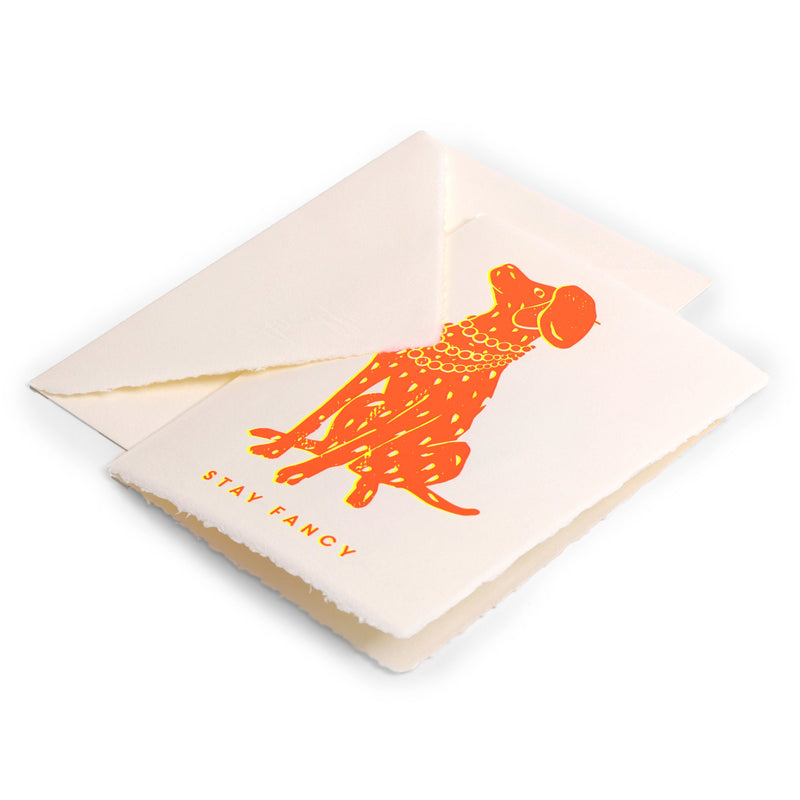 "Stay Fancy", Deckle-Edge