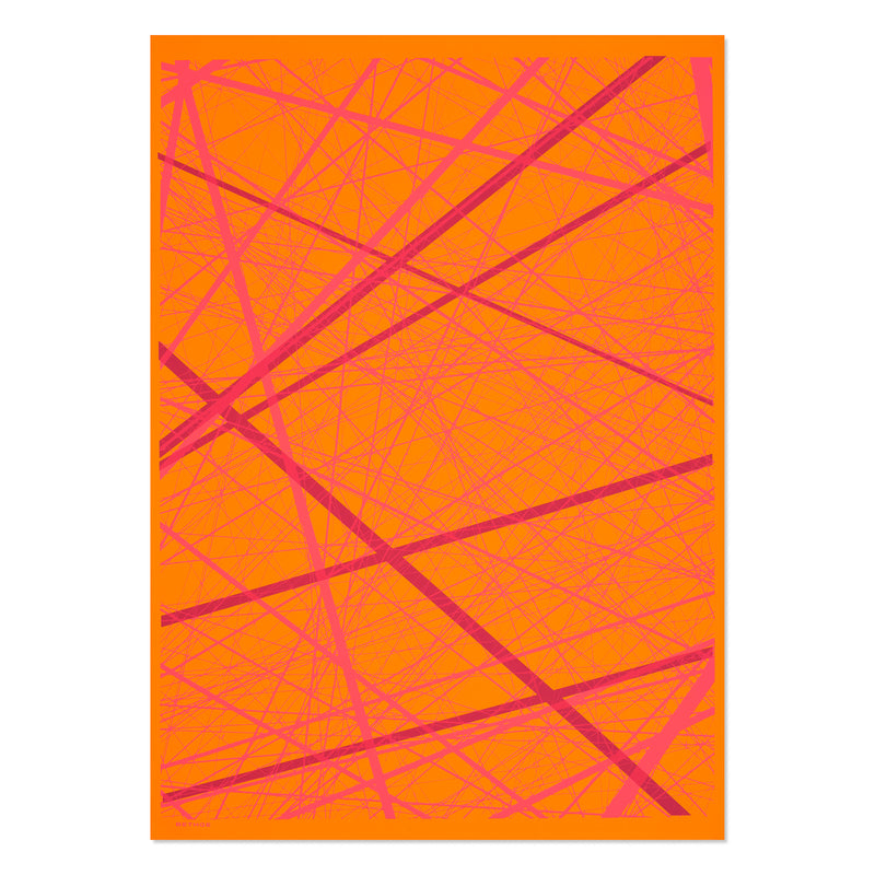 Network Neon Magenta/Pink on Orange