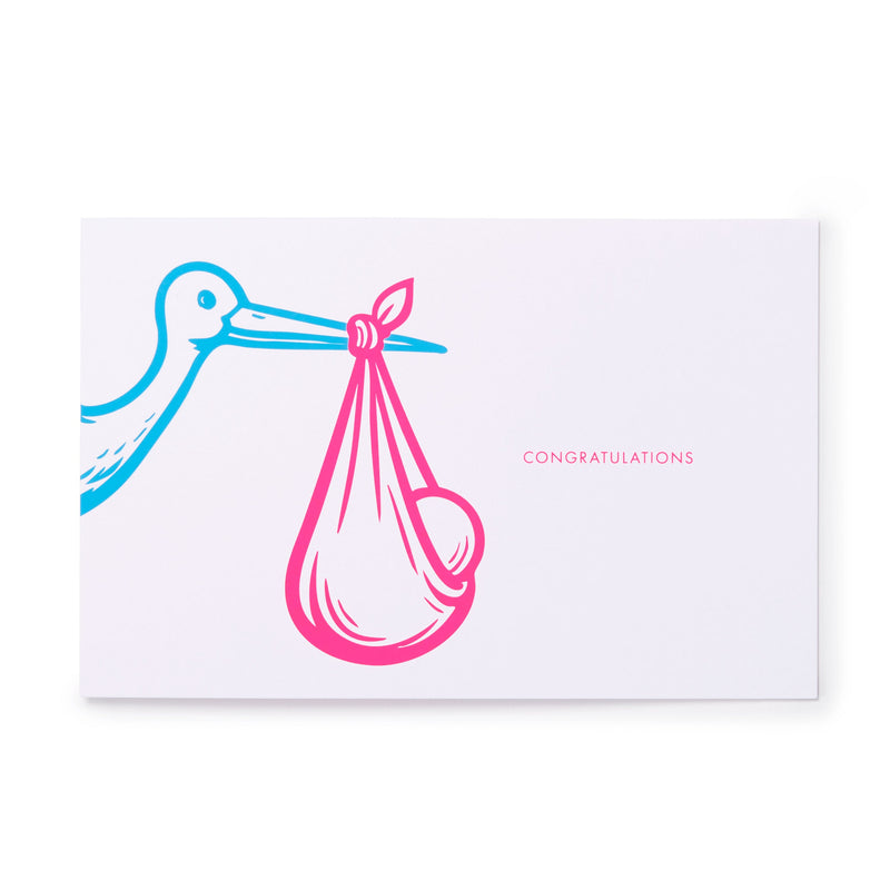 "Congratulations" Stork