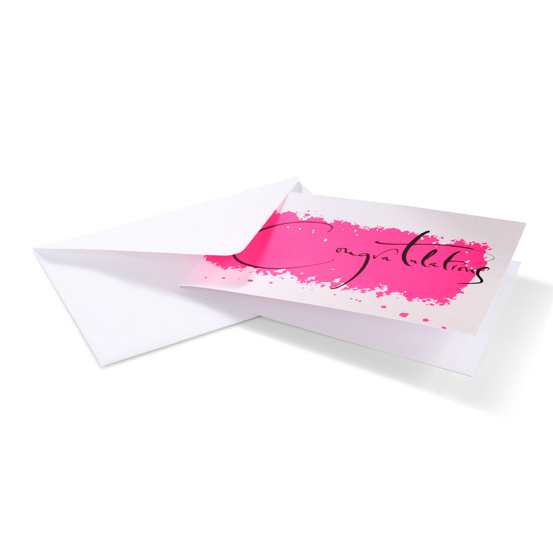 "Congratulations" Calligraphy, Artist Edition