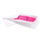 "Merry Christmas" Calligraphy Pink, Artist Edition