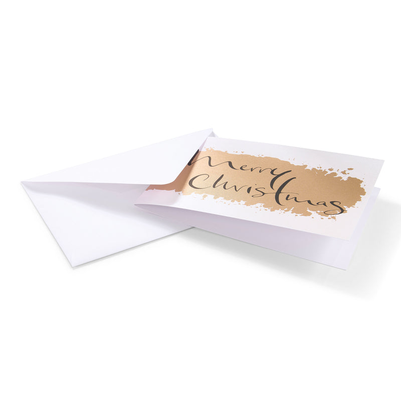 "Merry Christmas" Calligraphy Gold, Artist Edition