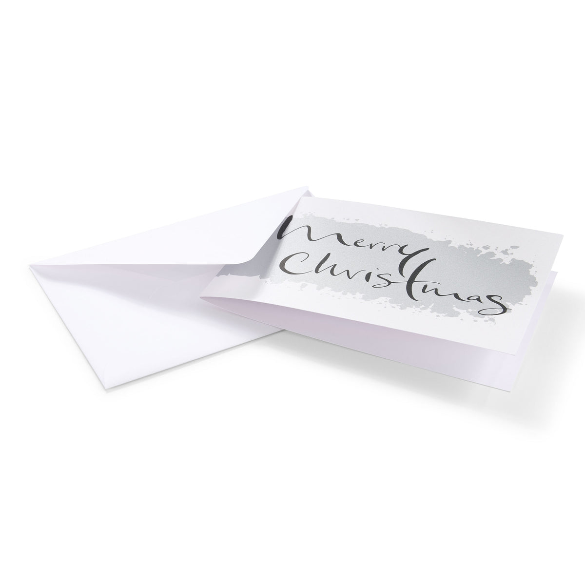 "Merry Christmas" Calligraphy Silver, Artist Edition