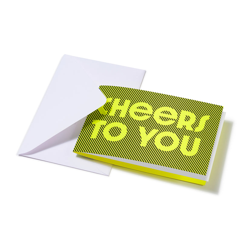 Glow "Cheers to you" Neon Yellow