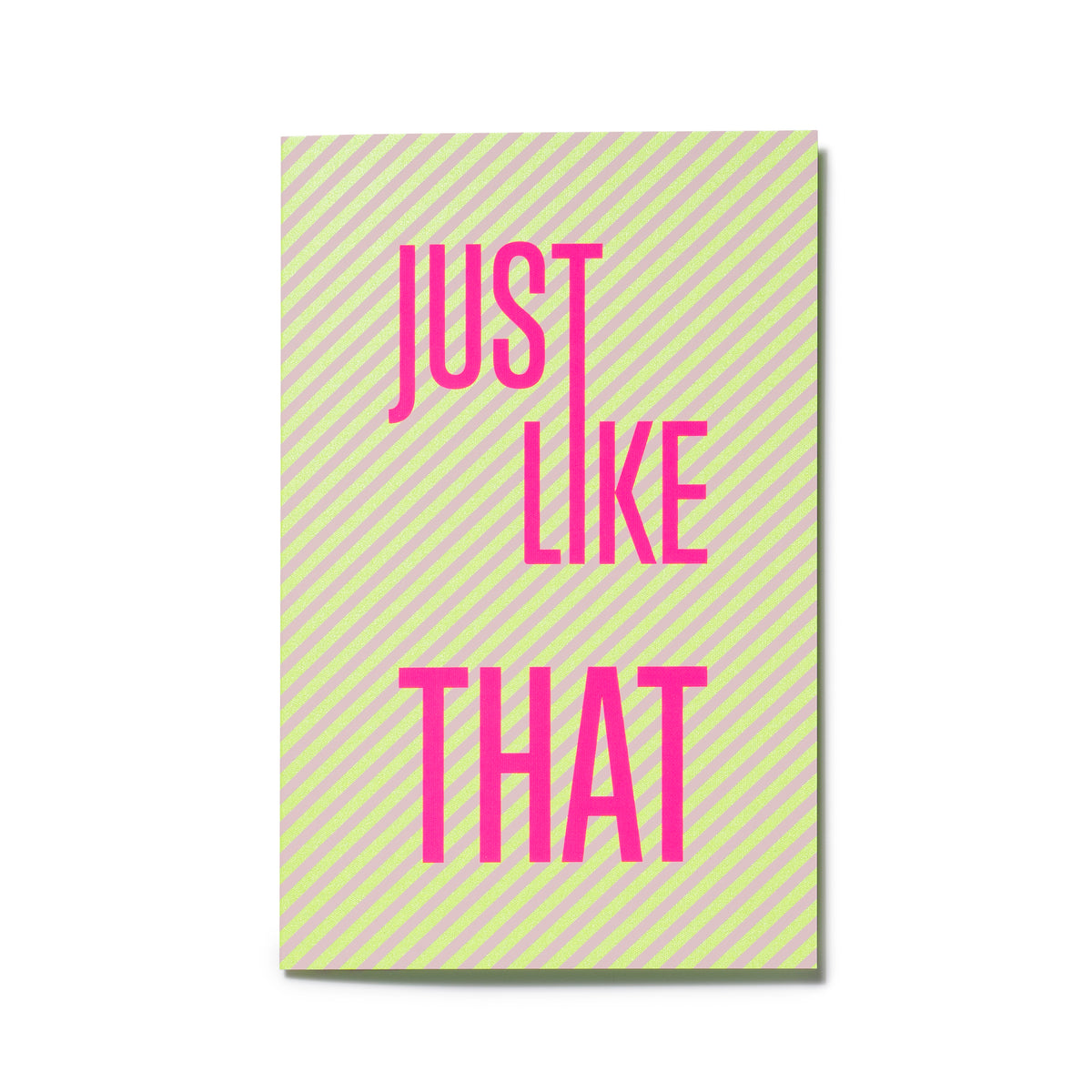 Lines "Just like that"