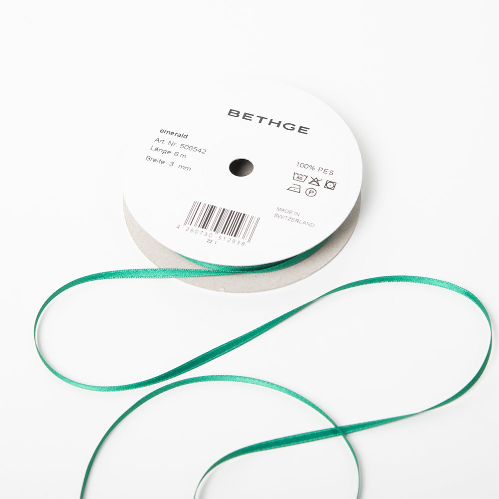 6 Meter Gift Ribbon Roll, 3 mm Width