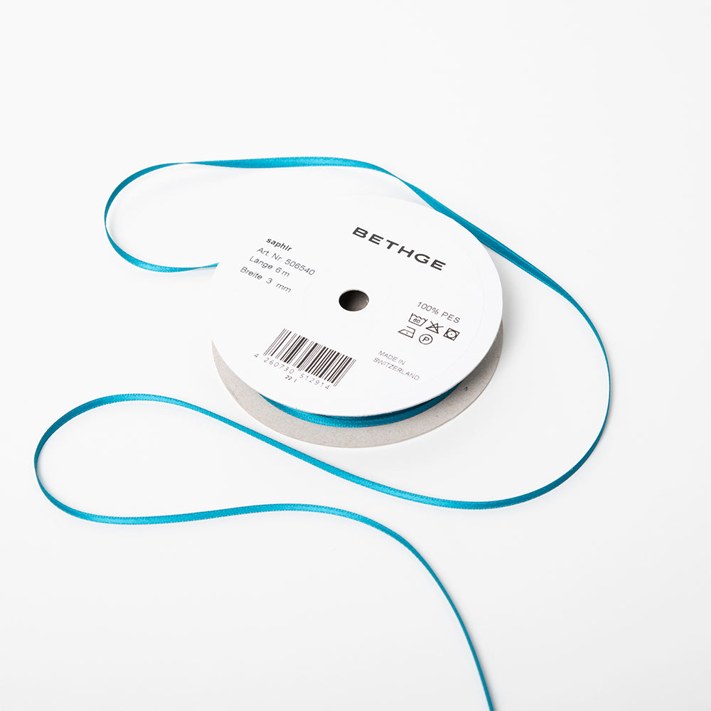 6 Meter Gift Ribbon Roll, 3 mm Width